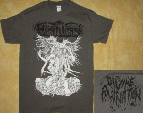 FLESHLESS - Divine Ruination - grey T-Shirt