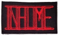 INHUME - embroidered red Logo Patch