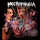 NECROPHAGIA - 12'' LP - Holocausto De La Morte (white red purple Striped Vinyl)