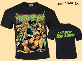 RECTAL SMEGMA - 20 Years of Grind and Beers - T-Shirt Size XXXL
