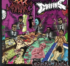 XXX MANIAC / COFFINS - split 12'' LP -